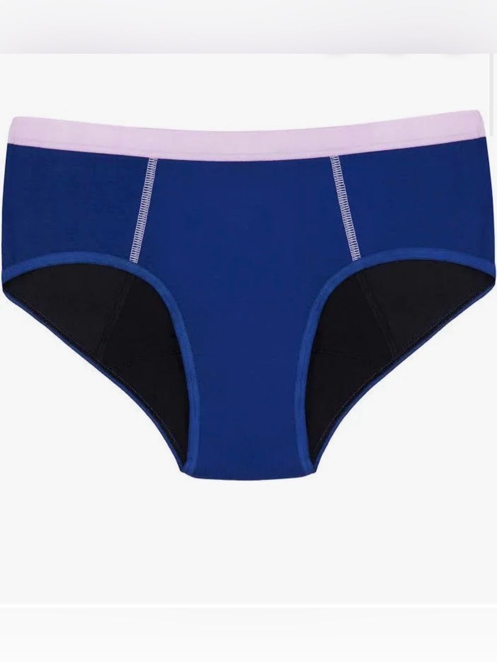 Lot of 8: NWT Thinx Cotton Brief Period Underwear with Pink Waistband - Picture 2 of 7